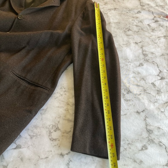 Armani brown wool button up blazer/ jacket - Picture 7 of 7